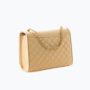 Golden Lotus Shoulder Bag